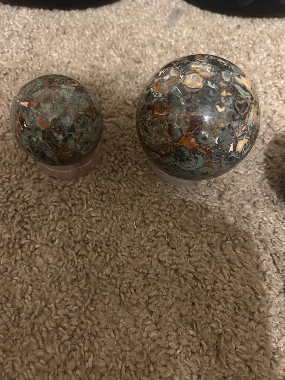 Leopard Skin Jasper Crystal Spheres